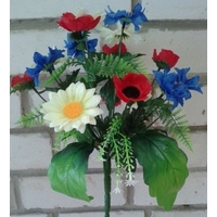 Искусственные цветы Полевой букет кустиком 36 см ю-90а837
