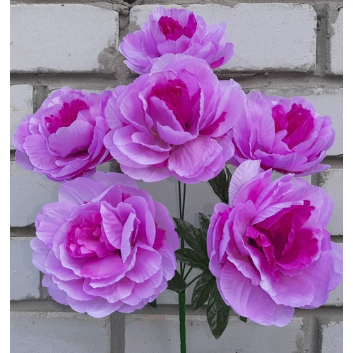 Искусственные цветы Пион крупный красивый 52 см ю-мл 576