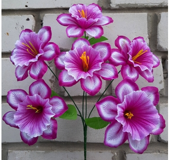 Искусственные цветы Нарцисс 6 голов 37 см бю-Е106