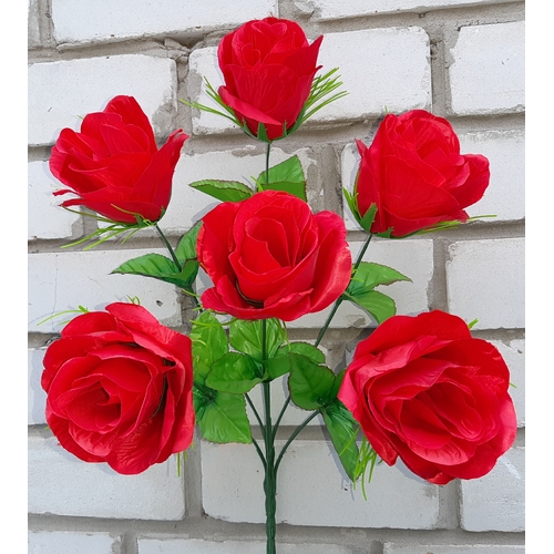 Искусственные цветы Роза бутон гигант 56 см ю-мл 584