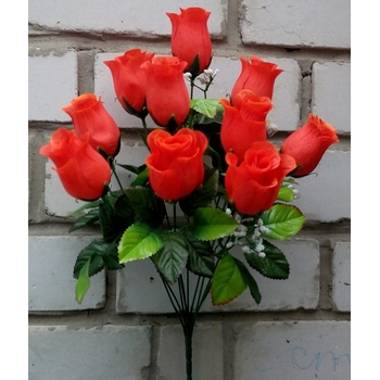 Искусственные цветы Роза бутон 52 см ю-845