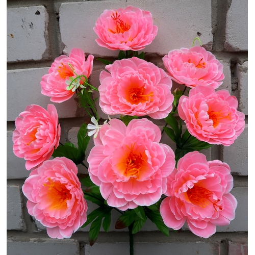 Штучні квіти Півонія 9 голів 50 см ю-2205