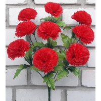 Искусственные цветы Букет из крупных гвоздик 52 см ю-1031