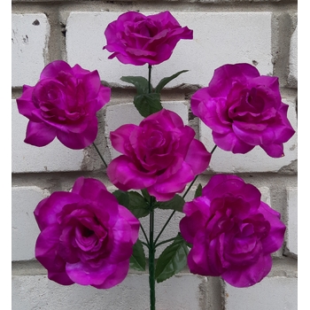 Искусственные цветы Роза 6 голов 38 см я-9205