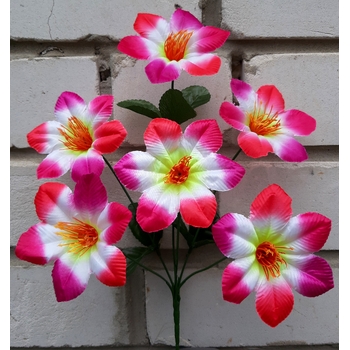 Искусственные цветы Колокольчик цветной 6 голов 36 см ю-92а599