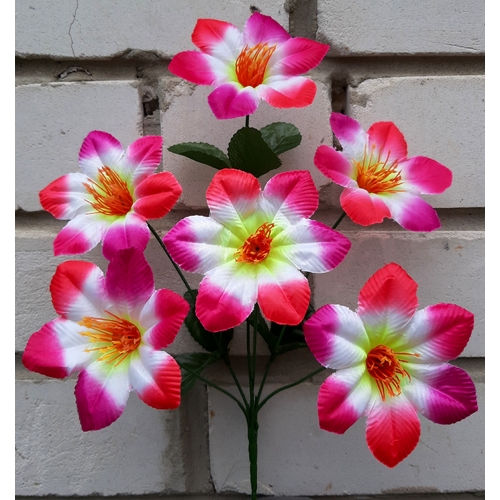 Искусственные цветы Колокольчик цветной 6 голов 36 см ю-92а599