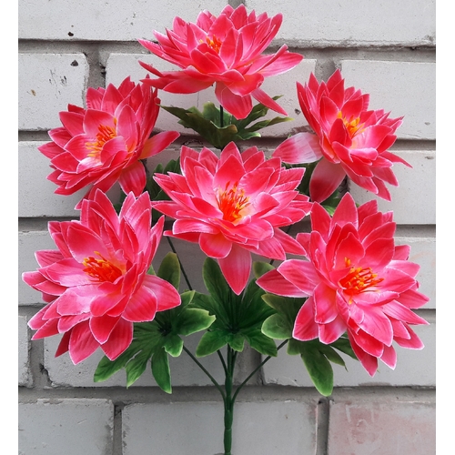 Искусственные цветы Лотос огромный 6 голов 56 см ю-97а634
