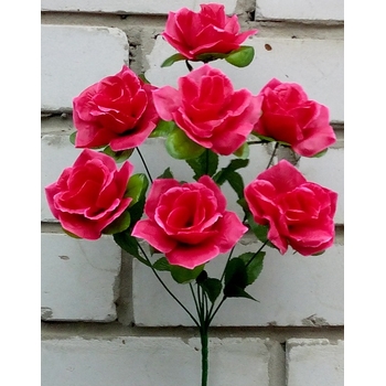 Искусственные цветы Роза идеальная 7 голов 45 см FA066/7